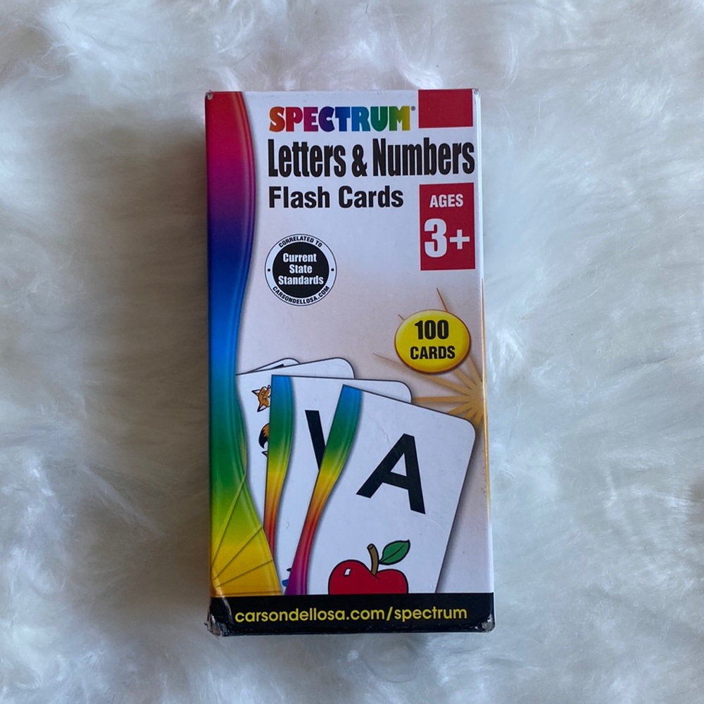 Letters and number
